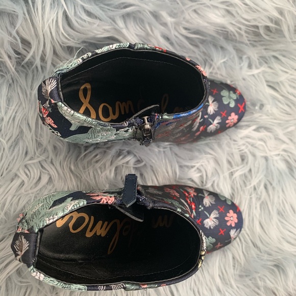 Sam Edelman Cambell Floral Brocade Booties - Picture 3 of 3